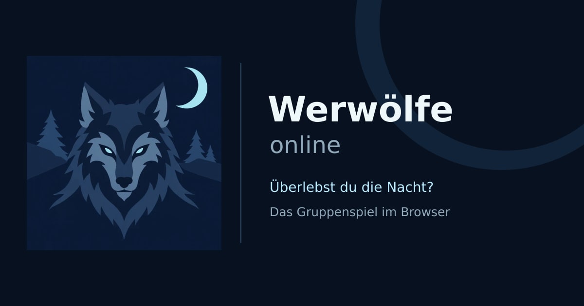 Werwölfe online spielen – Das Gruppenspiel im Browser